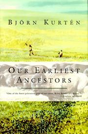 Cover of: Our earliest ancestors