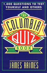 Cover of: The Columbia quiz book