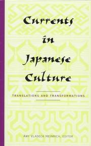 Cover of: Currents in Japanese culture: translations and transformations