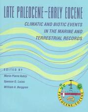 Cover of: Late Paleocene-early Eocene climatic and biotic events in the marine and terrestrial records