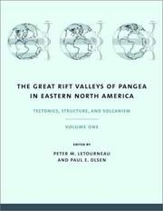 Cover of: The Great Rift Valleys of Pangea in Eastern North America, Volume I | 