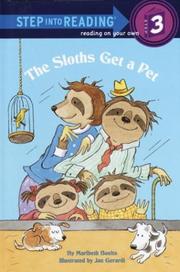The Sloths get a pet by Maribeth Boelts
