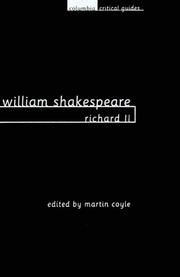 Cover of: Shakespeare: Richard II
