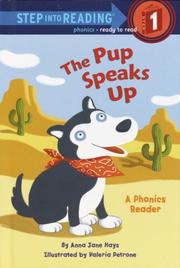 Cover of: The Pup Speaks Up (Step into Reading)