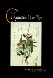 Cover of: Chikamatsu by C. Andrew Gerstle