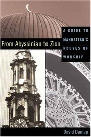 Cover of: From Abyssinian to Zion by David W. Dunlap