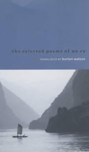 Cover of: Selected Poems of Du Fu by Burton Watson