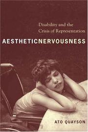 Cover of: Aesthetic Nervousness: Disability and the Crisis of Representation