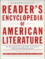 Cover of: The HarperCollins Reader's Encyclopedia of American Literature by Perkins, George, Barbara Perkins