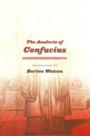 Cover of: The Analects of Confucius (Translations from the Asian Classics) | Burton Watson