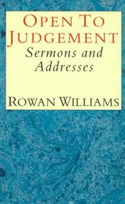 Cover of: Open to judgement: sermons and addresses