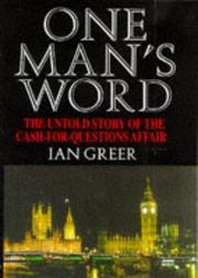 One Man's Word by Ian Greer