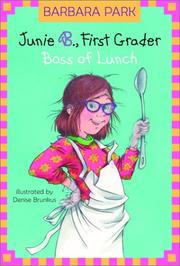 Cover of: Junie B., first grader by Barbara Park