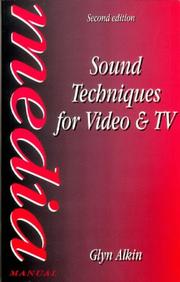 Cover of: Sound techniques for video and TV