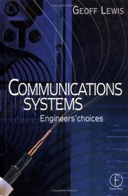 Cover of: Communications Systems: Engineers' Choices, Second Edition