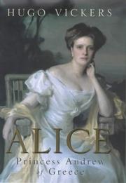 Cover of: ALICE: PRINCESS ANDREW OF GREECE