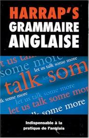 Cover of: Harrap's Grammaire Anglaise (Modern languages in Europe)