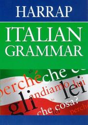 Cover of: Harrap Italian Grammar (Harrap Italian Study Aids)
