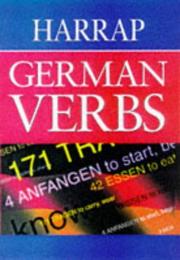 Cover of: Harrap German Verbs (Harrap German Study Aids) by Lexus
