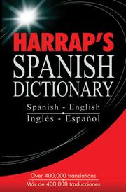 Cover of: Harrap's dictionary, Spanish-English, inglés-español.