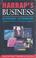 Cover of: Harrap French-English/English-French Business Dictionary