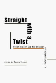 Cover of: Straight with a Twist by Calvin Thomas