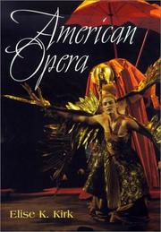Cover of: American Opera (Music in American Life)