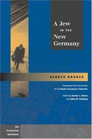Cover of: A Jew in the New Germany