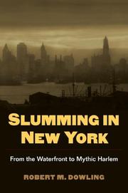 Cover of: Slumming in New York: From the Waterfront to Mythic Harlem