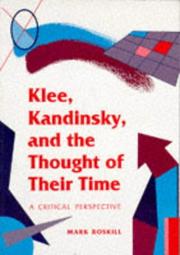 Cover of: KLEE KANDINSKY & THOUGHT: A Critical Perspective