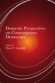 Domestic Perspectives on Contemporary Democracy (Democracy, Free Enterprise, and the Rule) cover