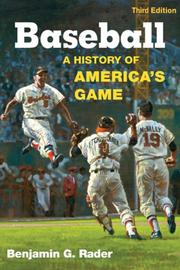 Cover of: Baseball, 3rd Ed. by Benjamin G. Rader
