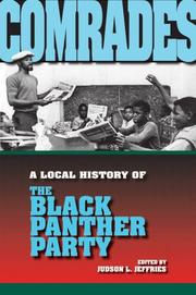 Cover of: Comrades: A Local History of the Black Panther Party (Blacks in the Diaspora)