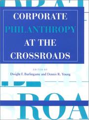 Cover of: Corporate philanthropy at the crossroads