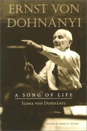 Cover of: Ernst Von Dohnanyi | Ilona Von Dohnanyi