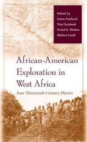 Cover of: African-American Exploration in West Africa: Four Nineteenth-Century Diaries