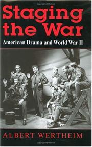 Cover of: Staging the War: American Drama and World War II