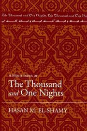 Cover of: A Motif Index of the Thousand and One Nights
