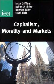 Cover of: Capitalism, Morality & Markets (Readings, 54)