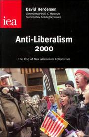 Anti-Liberalism 2000 by David Henderson