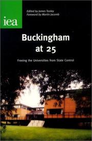 Cover of: Buckingham at 25: Freeing the Universities from State Control (Readings, 55)