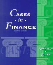 Cover of: Cases in finance by Bennie H. Nunnally
