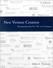 Cover of: New venture creation