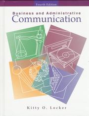 Cover of: Business and administrative communication by Kitty O. Locker