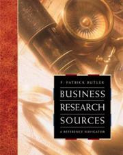 Cover of: Business research sources: a reference navigator