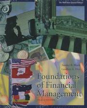 Cover of: Foundations of Financial Management With Ready Notes and Wall Street Journal: With Ready Notes for Use With Foundations of Financial Management (The Irwin Series in Finance)