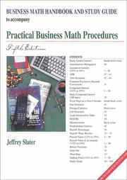 Cover of: Practical Business Math Procedures by Jeffrey Slater