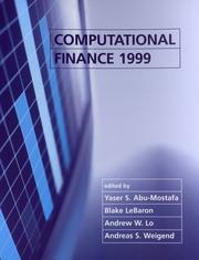 Cover of: Computational Finance 1999