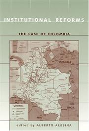 Cover of: Institutional Reforms: The Case of Colombia
