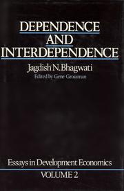 Cover of: Essays in development economics by Jagdish N. Bhagwati